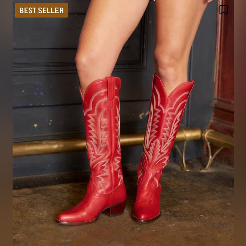 Tecovas- The Abby (Crimson/Cowhide)